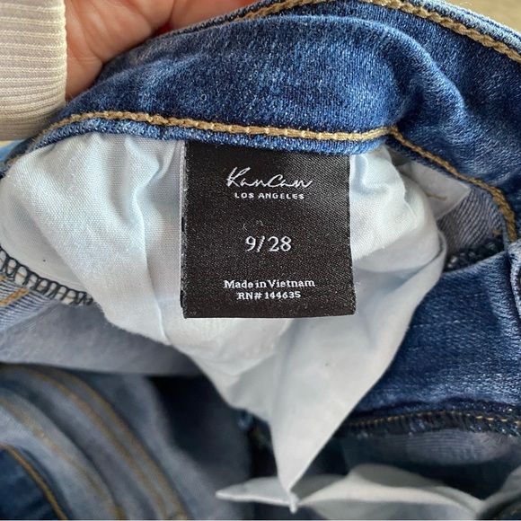 Kancan Distressed Skinny Jeans Medium Wash Ripped Holey Jeans High Rise: 9/28 - Picture 6 of 11